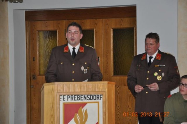 119. Wehrversammlung am 01. März 2013