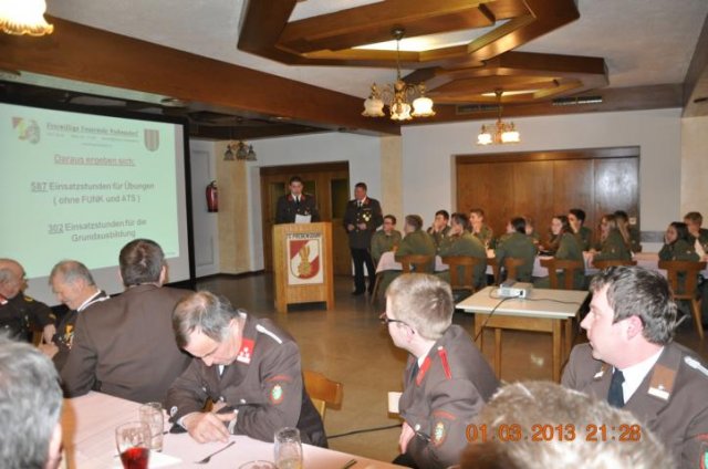 119. Wehrversammlung am 01. März 2013