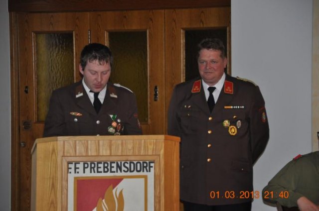 119. Wehrversammlung am 01. März 2013