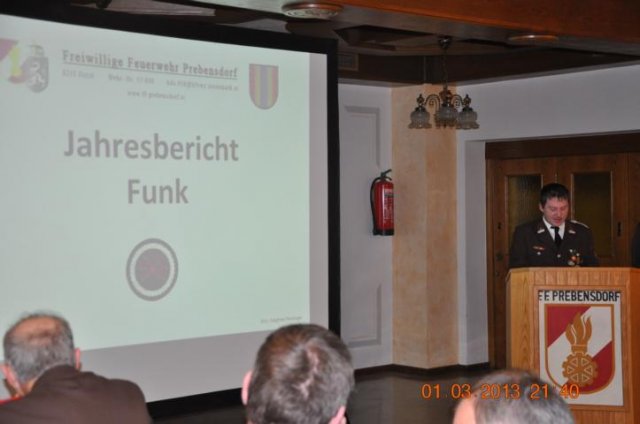 119. Wehrversammlung am 01. März 2013