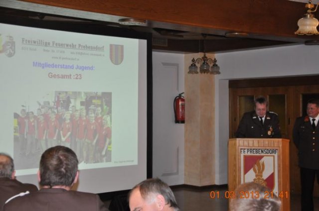 119. Wehrversammlung am 01. März 2013