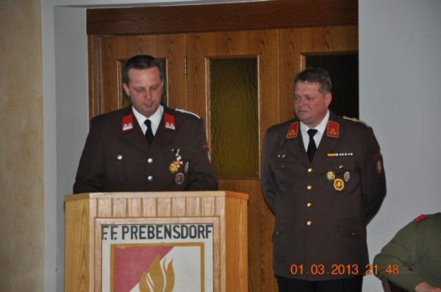 119. Wehrversammlung am 01. März 2013