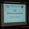 119. Wehrversammlung am 01. März 2013